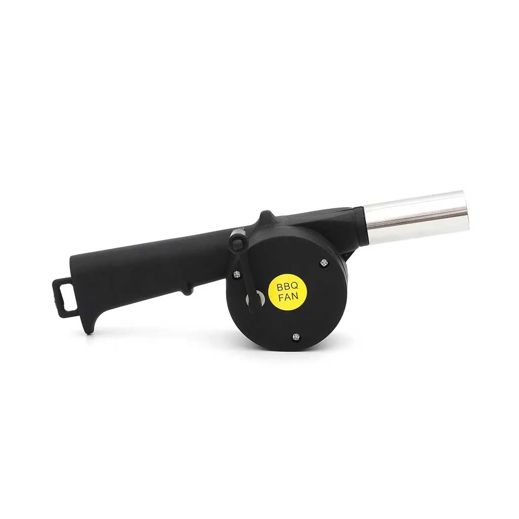 Handy Crank Mini BBQ Fan Air Blower Picnic Outdoor Camping Cooking Tool