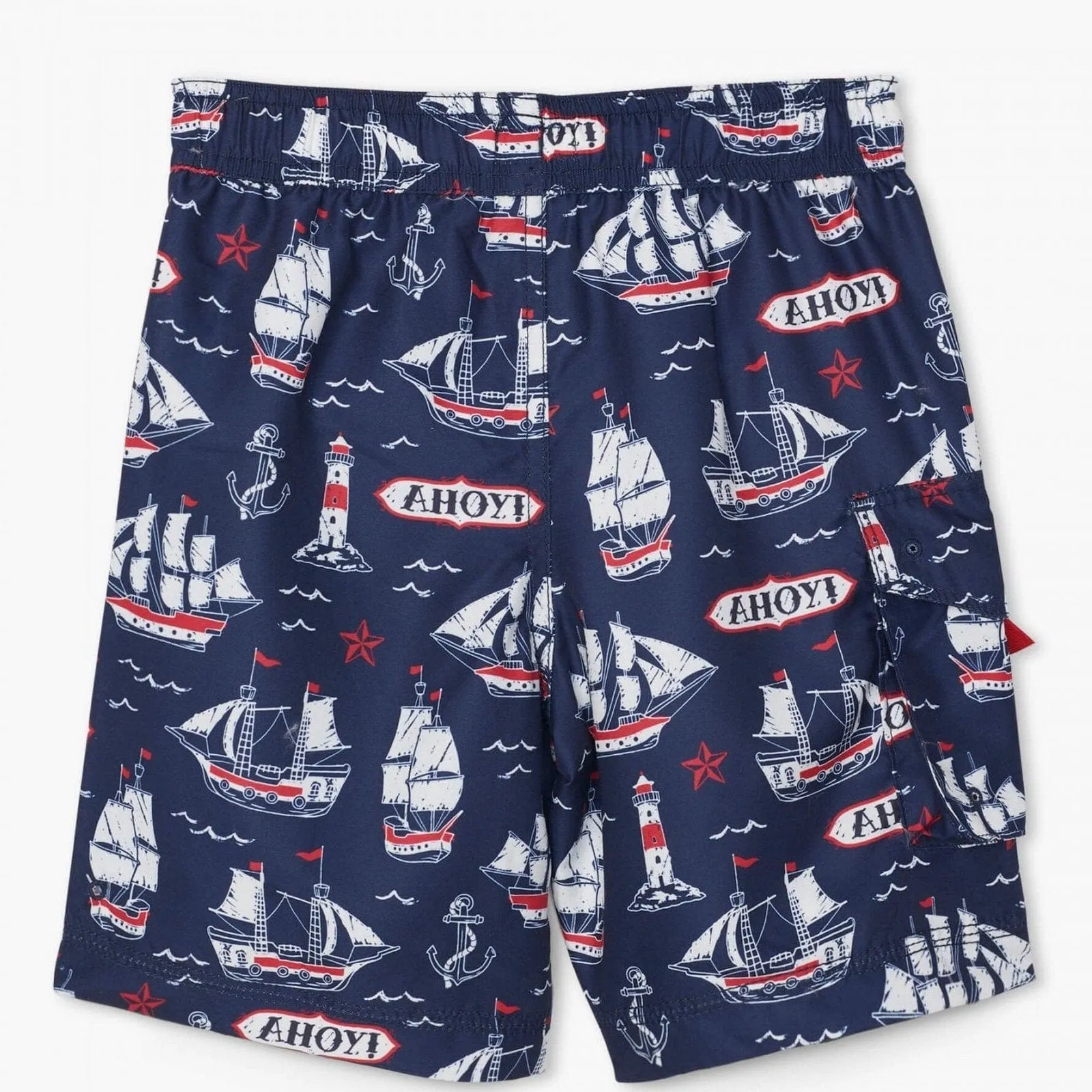 Hatley 'Nautical Ships' Swim Trunks