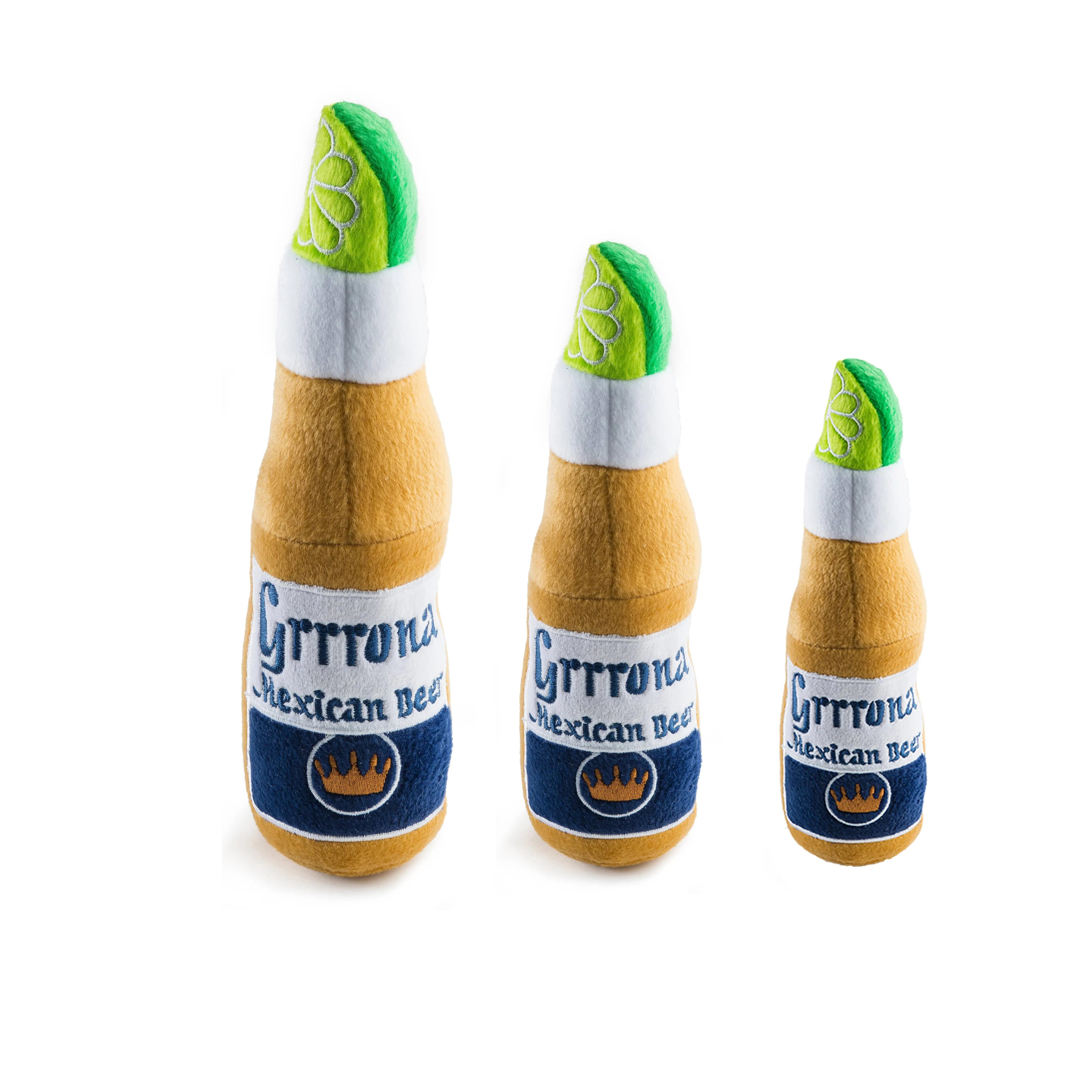 Haute Diggity Dog - Grrrona Beer Bottle Toy Squeaker Dog Toy: Small / Mini