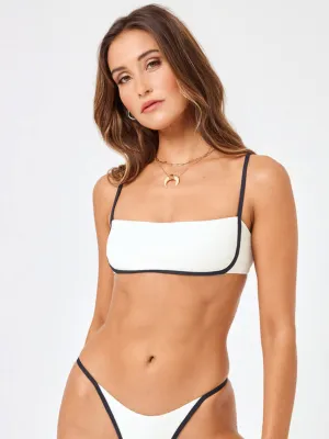 Hazel Top in Cream/Black