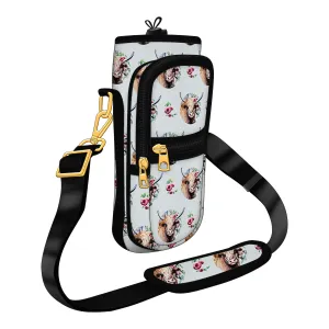 Highland Cows Design Best Water Bottle Carrier for Walking