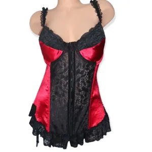 Hips &amp; Curves Lace Trim Corset Size 2X