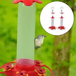 Hummingbird Feeder Bird Food Dispenser 5 Feeding Ports Large Capacity Bird Feeding Station Automatic Bird Feeder for Backyard