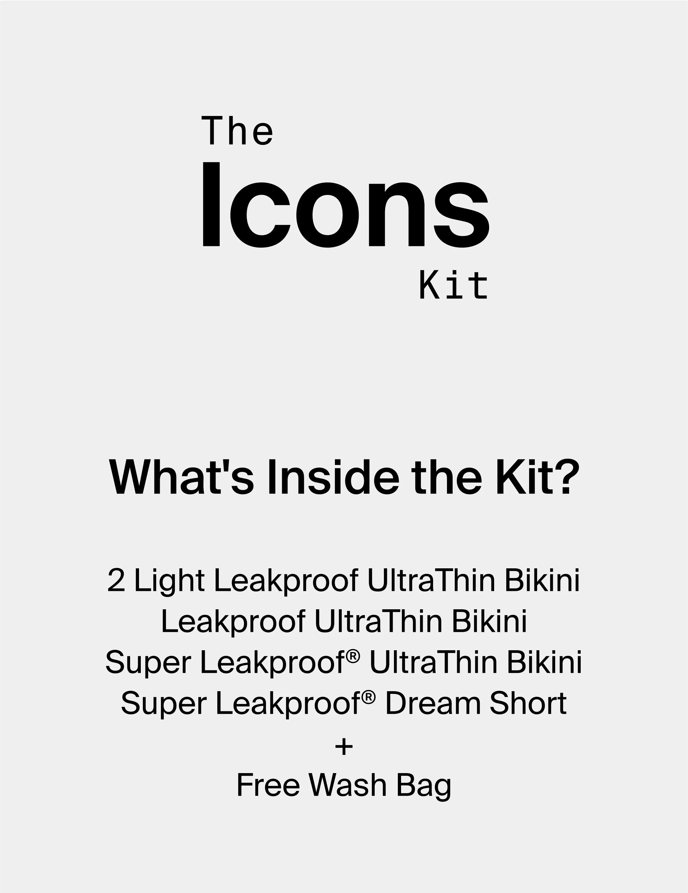 Icons Kit - Bikini