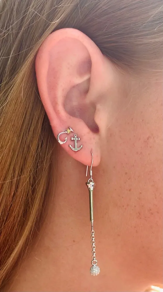 “In The Zone” Golf Dangle Earrings