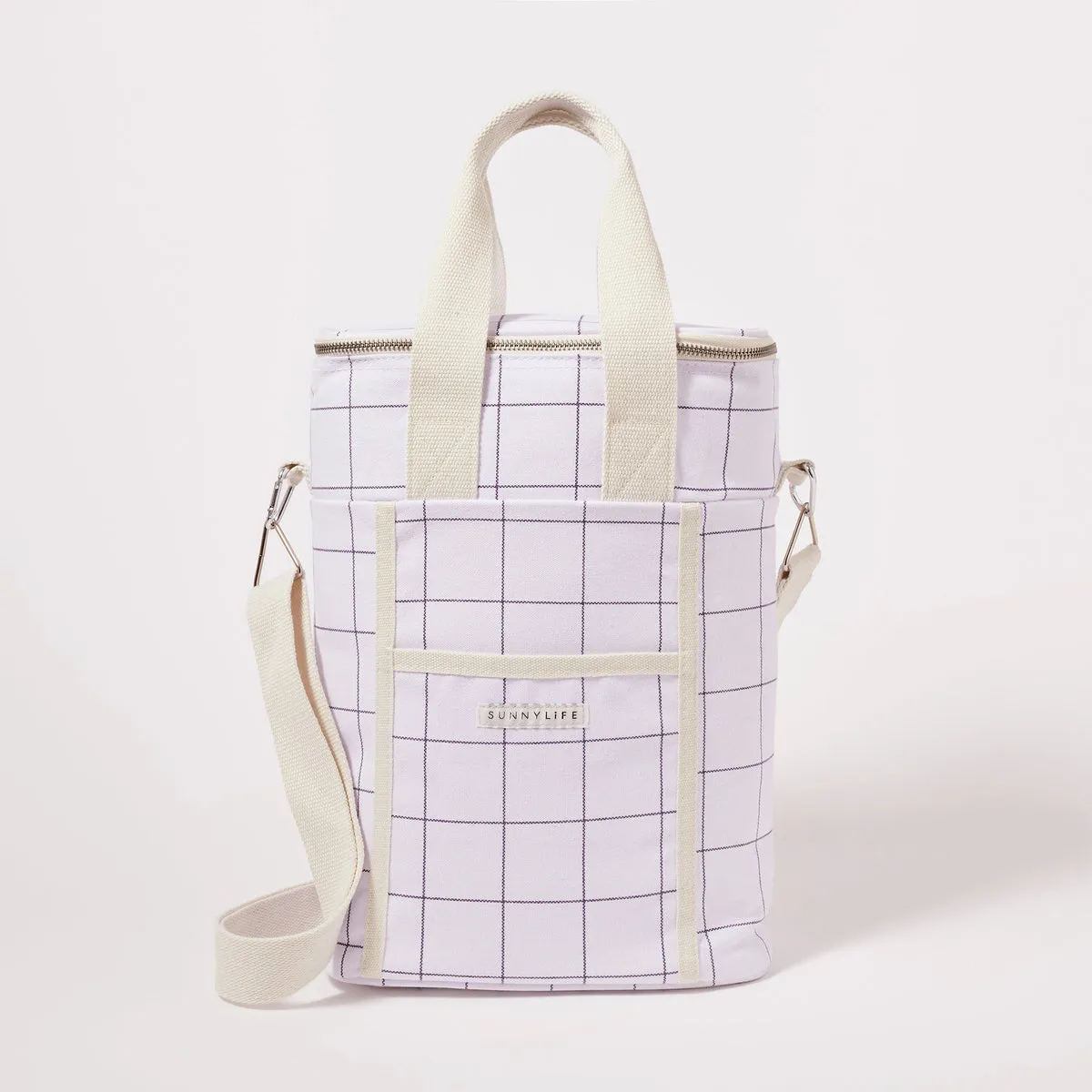 Insulated Cooler Bag - Check Coconut