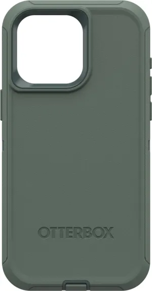 iPhone 15 Pro Max Otterbox Defender Series Case - Green (Forest Ranger)