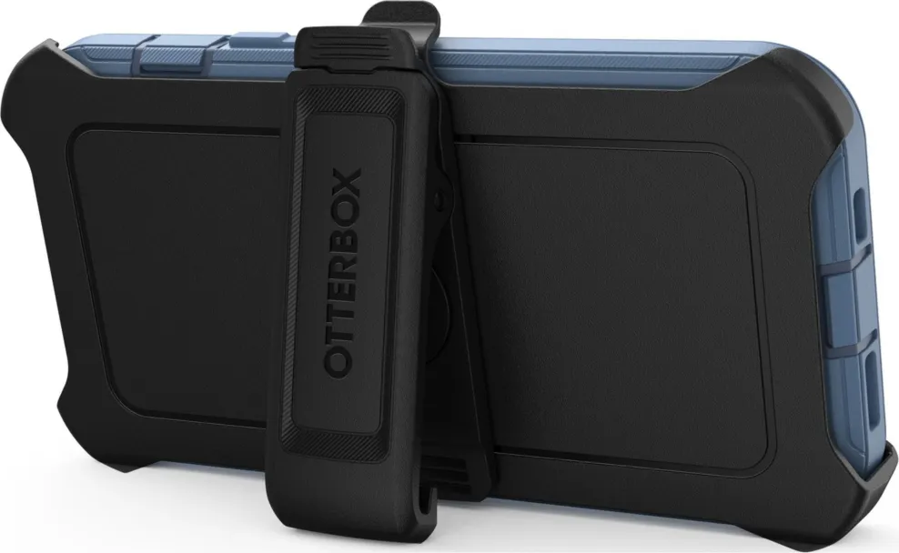 iPhone 15/14/13 Otterbox Defender Series Case - Blue (Baby Blue Jeans)