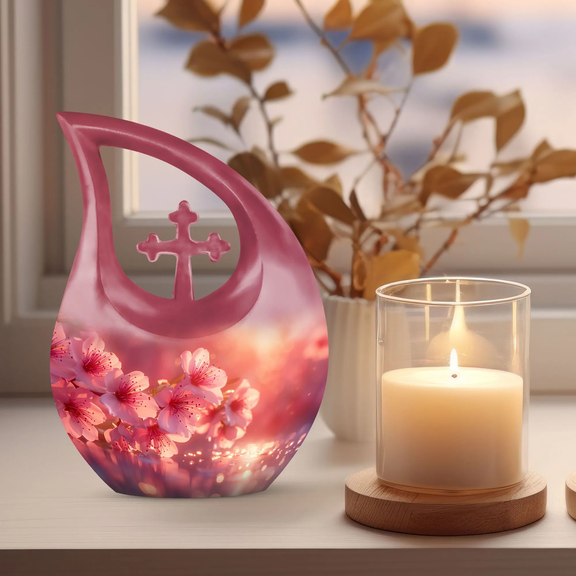Iridescent Watcher Urn| Memorial Cremation Urn For Human ashes