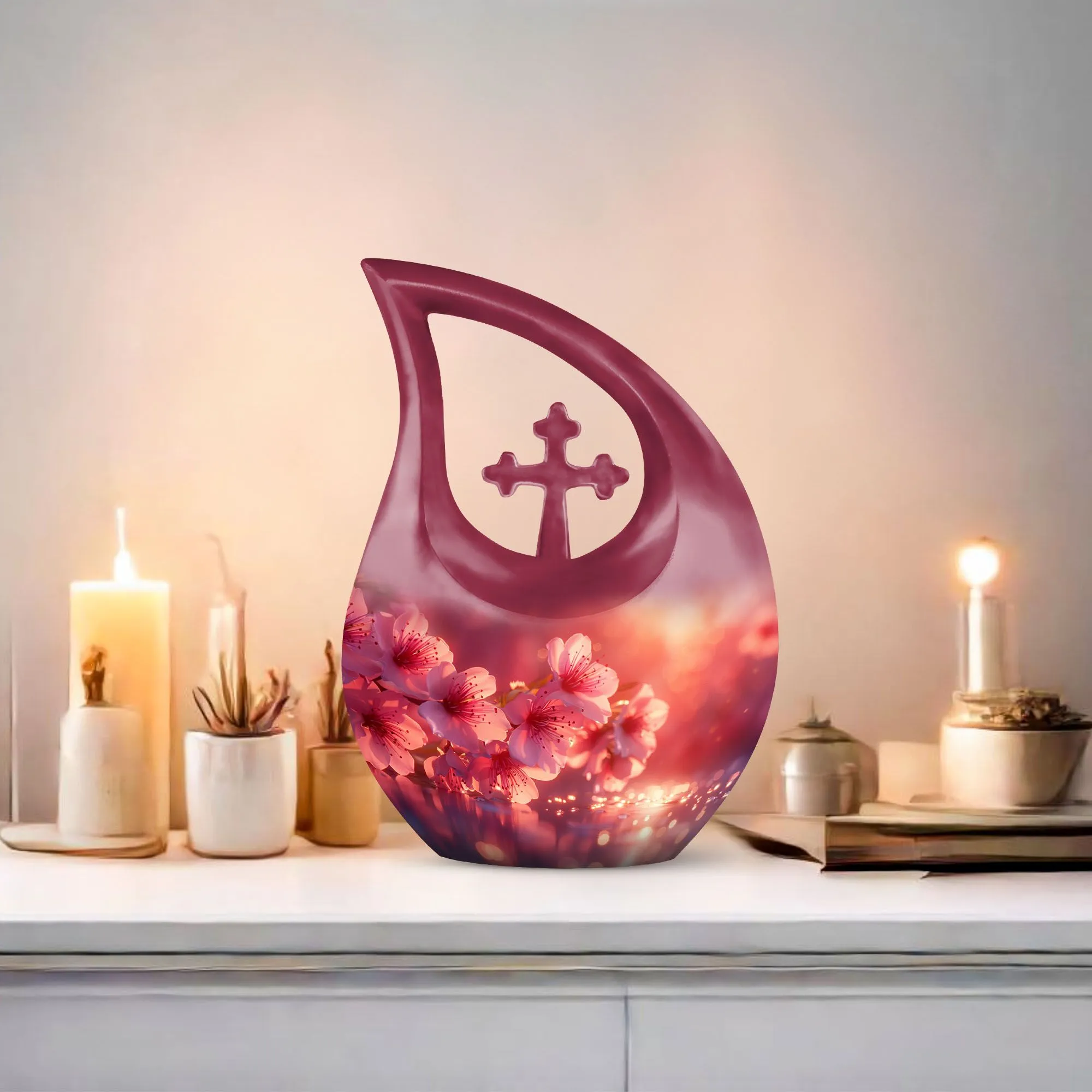 Iridescent Watcher Urn| Memorial Cremation Urn For Human ashes