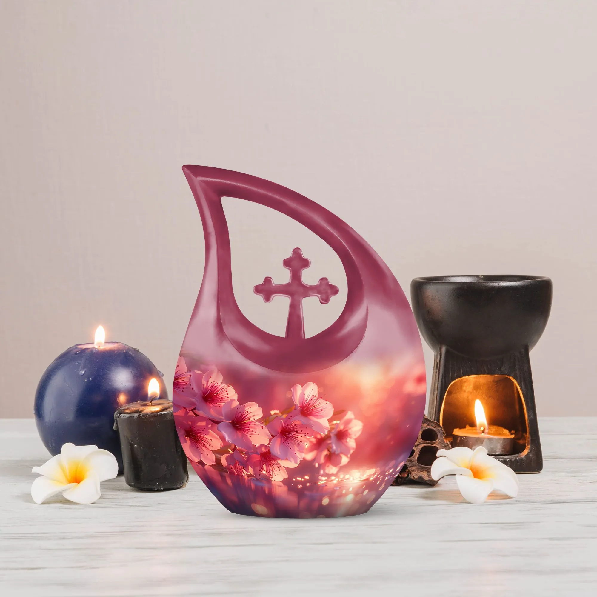 Iridescent Watcher Urn| Memorial Cremation Urn For Human ashes