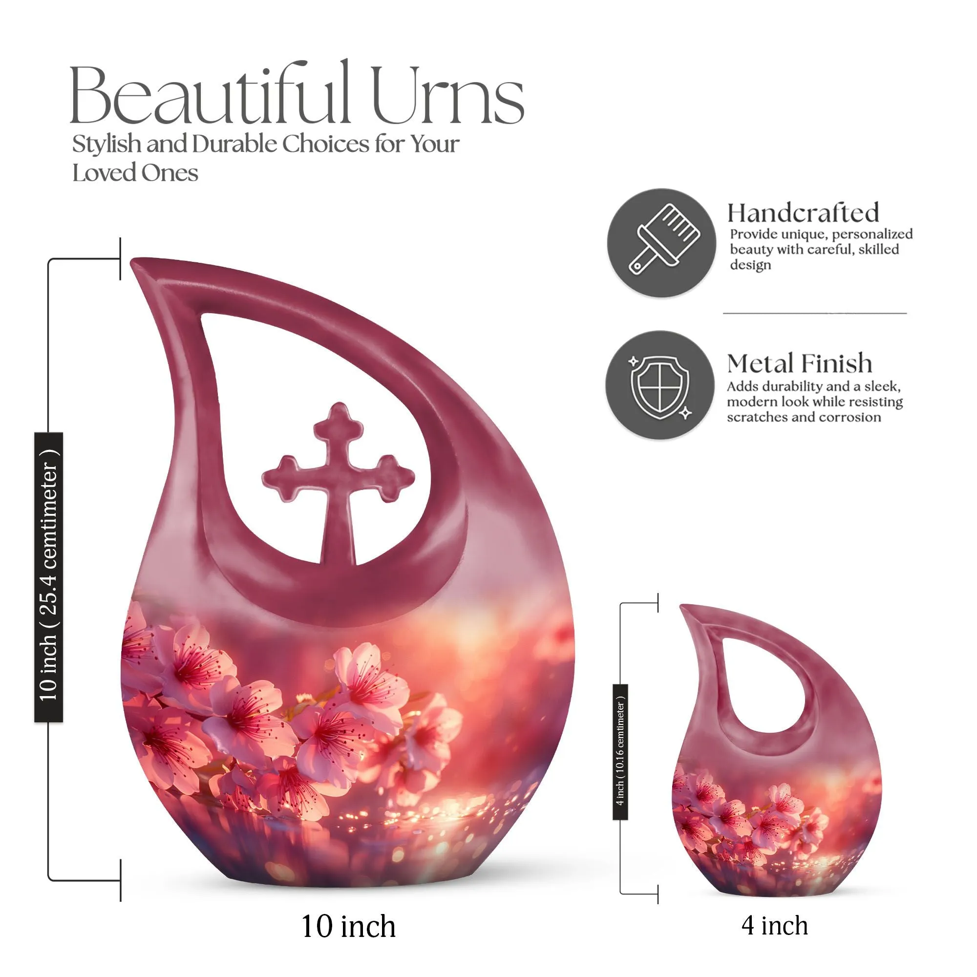 Iridescent Watcher Urn| Memorial Cremation Urn For Human ashes