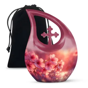 Iridescent Watcher Urn| Memorial Cremation Urn For Human ashes