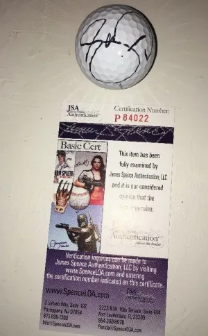Jason Day Signed Autographed PGA Golf Ball (JSA COA)