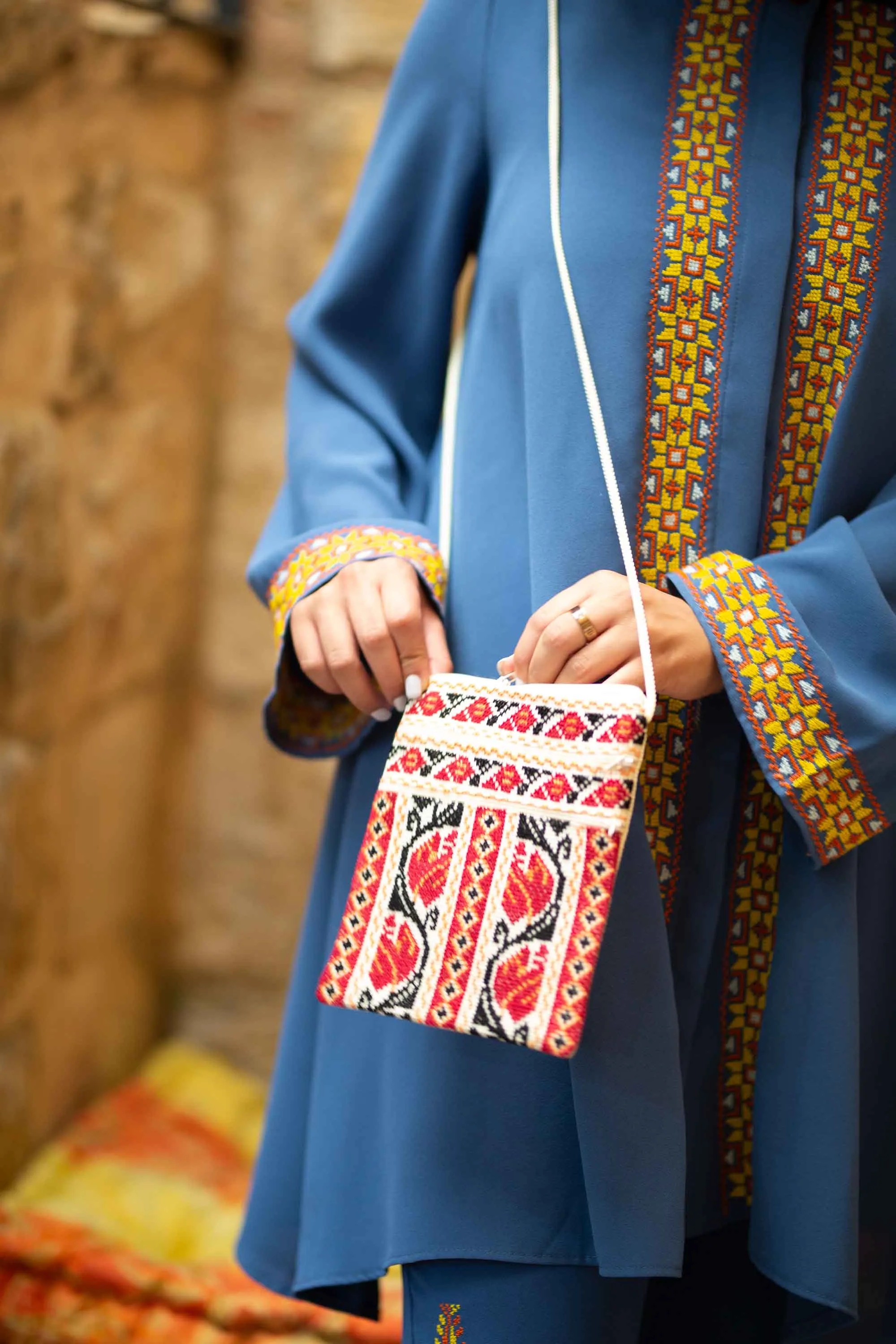 Juri Embroidered Purse
