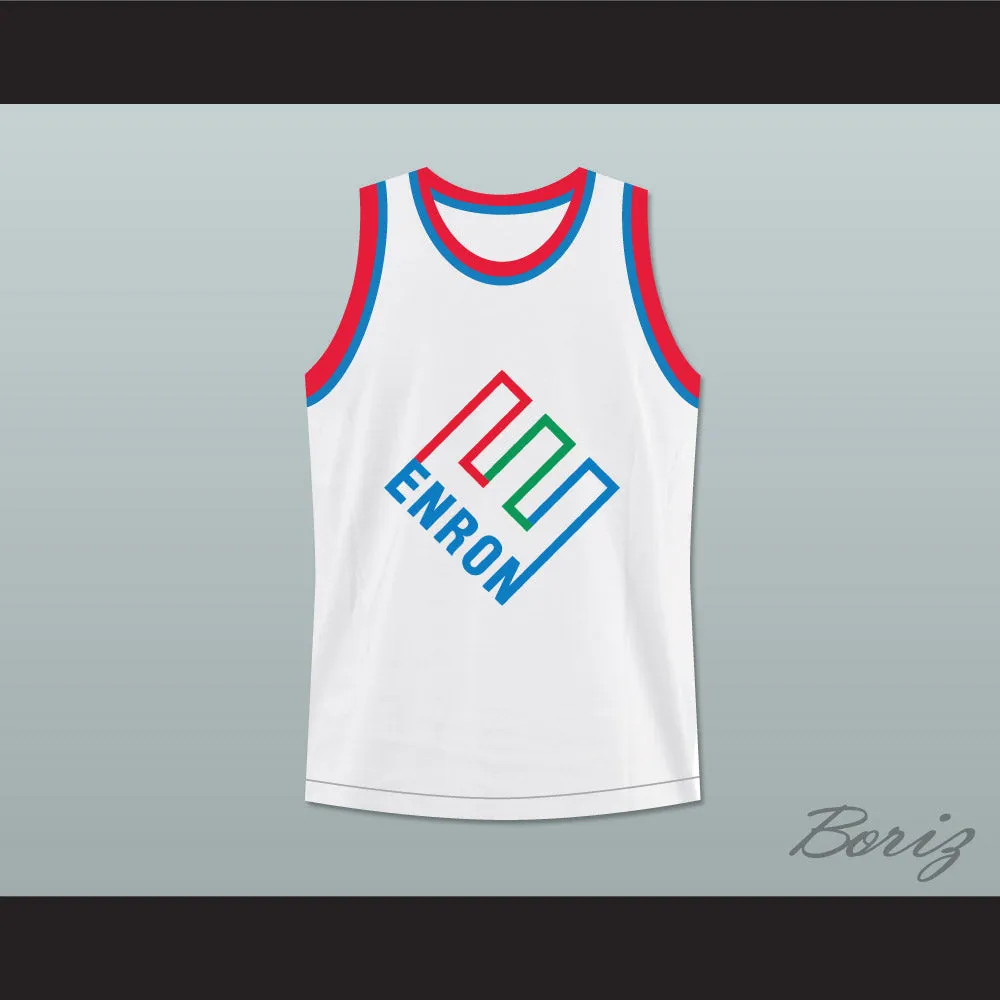 Kenneth Lay 01 Enron Company Picnic Basketball Jersey
