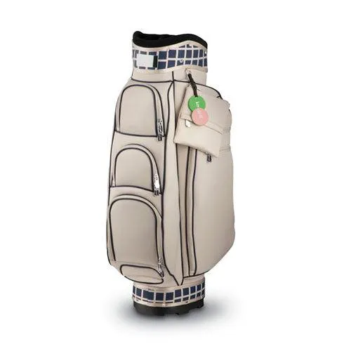 Keri Golf Ladies Kate Cart Bag Beige/Navy