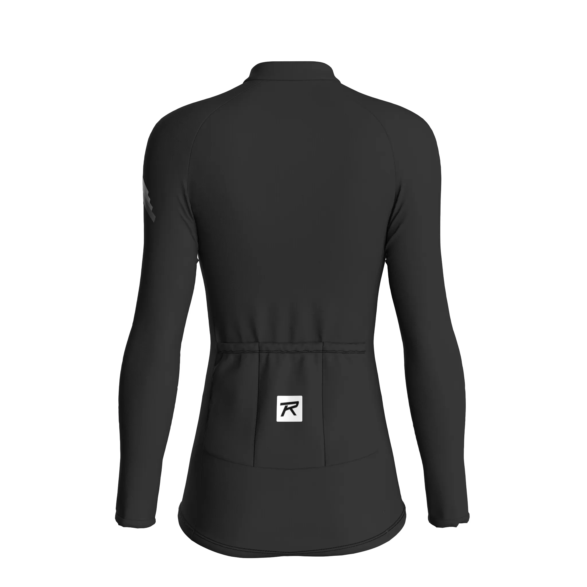 Kinetic Flow | Charcoal Gray Female Long Sleeves Jersey