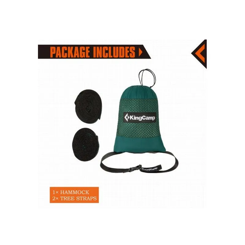 KingCamp - Aurora Hammock With Tree Straps (Petrol Blue)