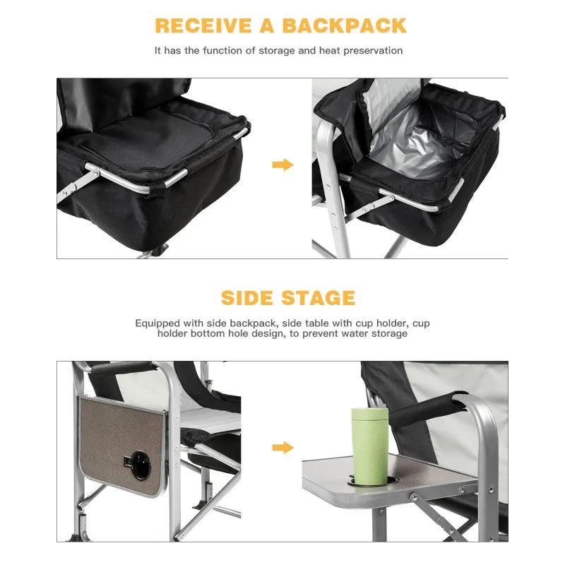 KingCamp - Folding Chair with Cooler Bag & Side Table