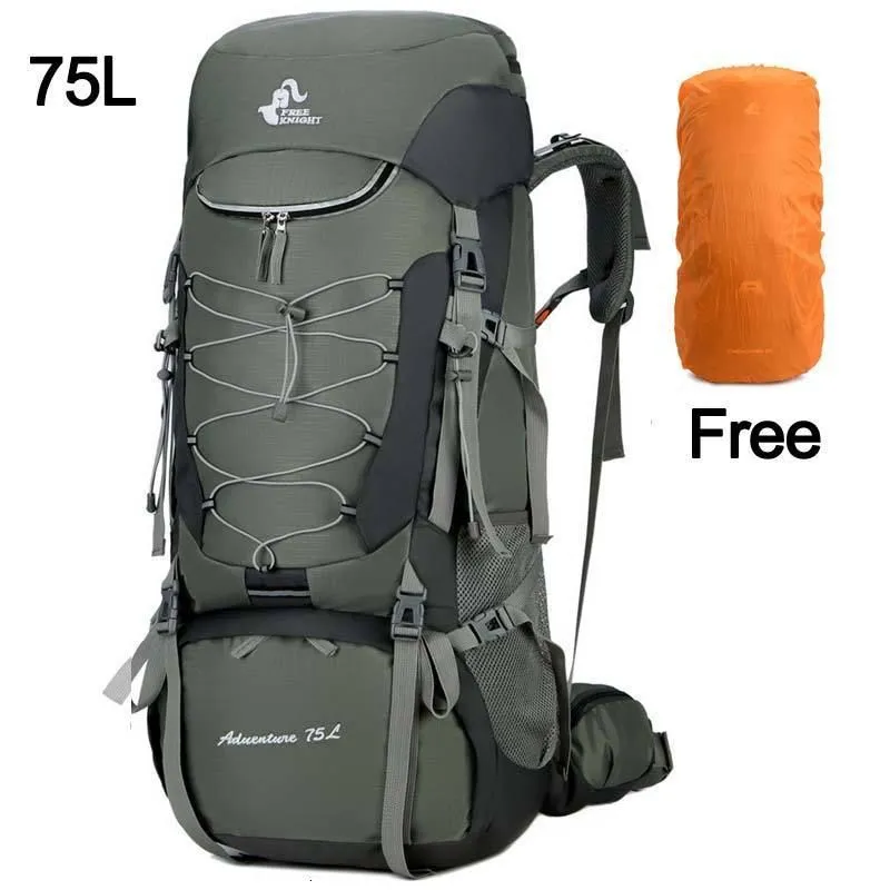 KinWild 75L Camping Hiking Backpacks With Rain Cover