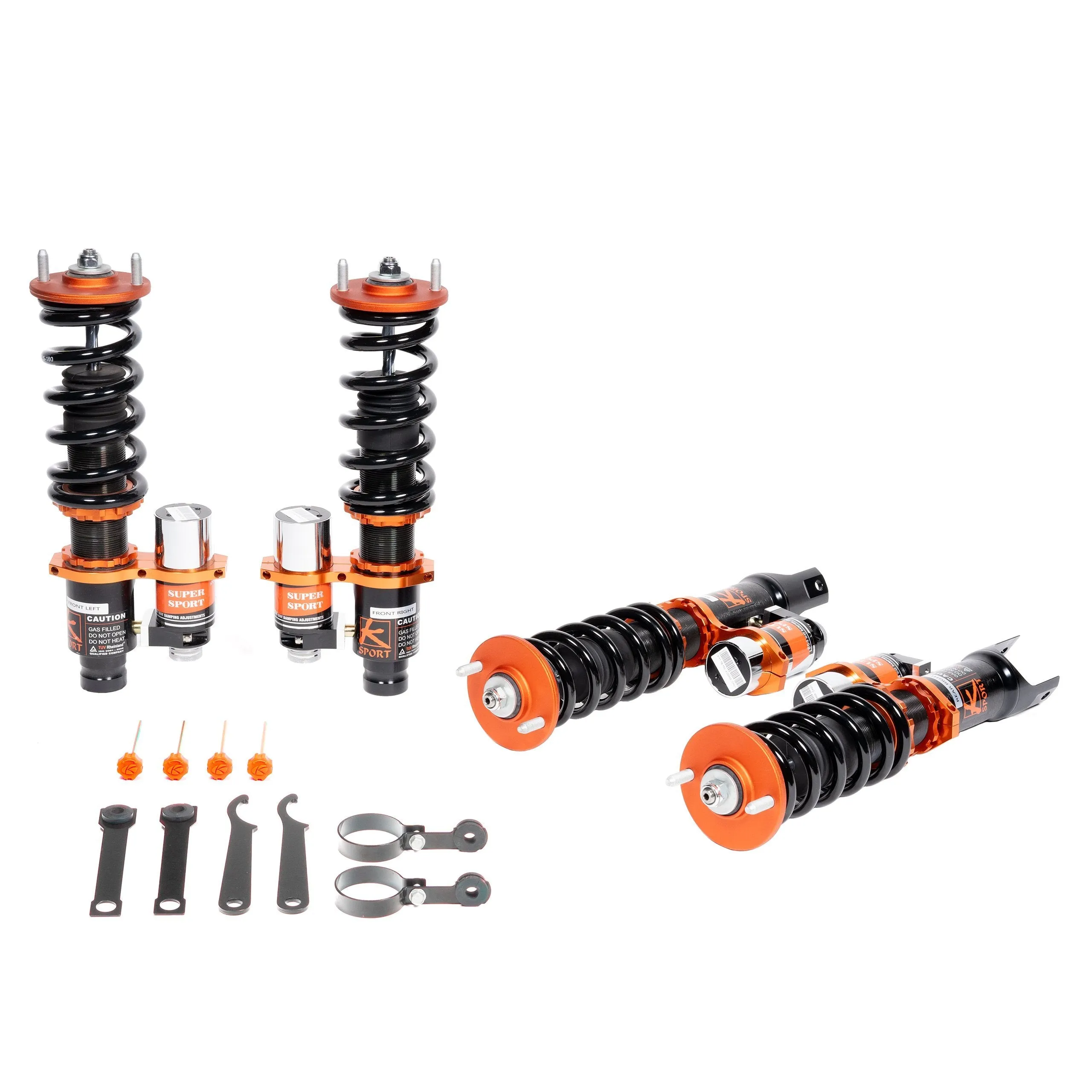 Ksport Kontrol Plus 2 Way Adjustable Damper System Coilovers Volkswagen GTI R MK6 (2011-2014)