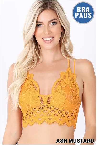 Lace Bralette-Plus Size-NEW Fall Colors