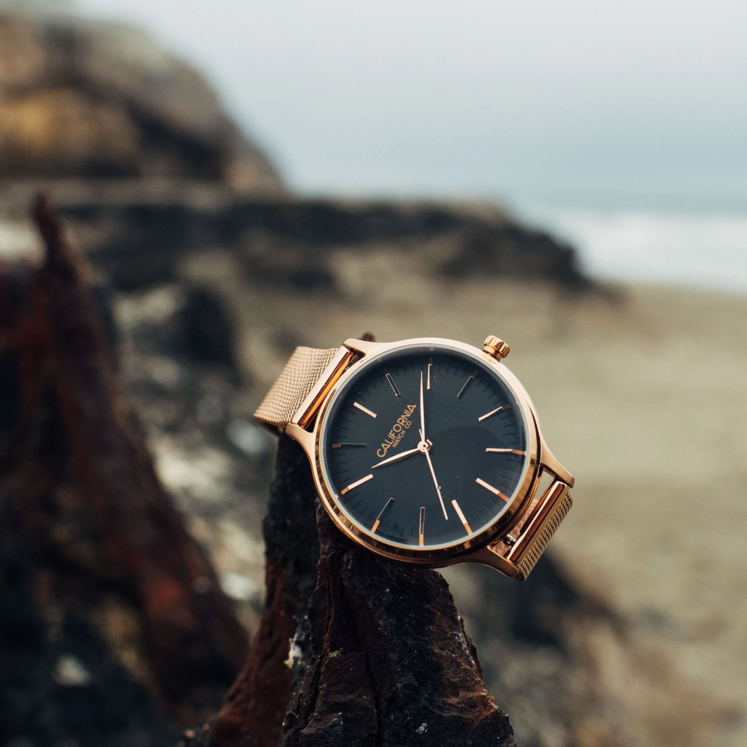 Laguna 34 Mesh Rose Gold Black