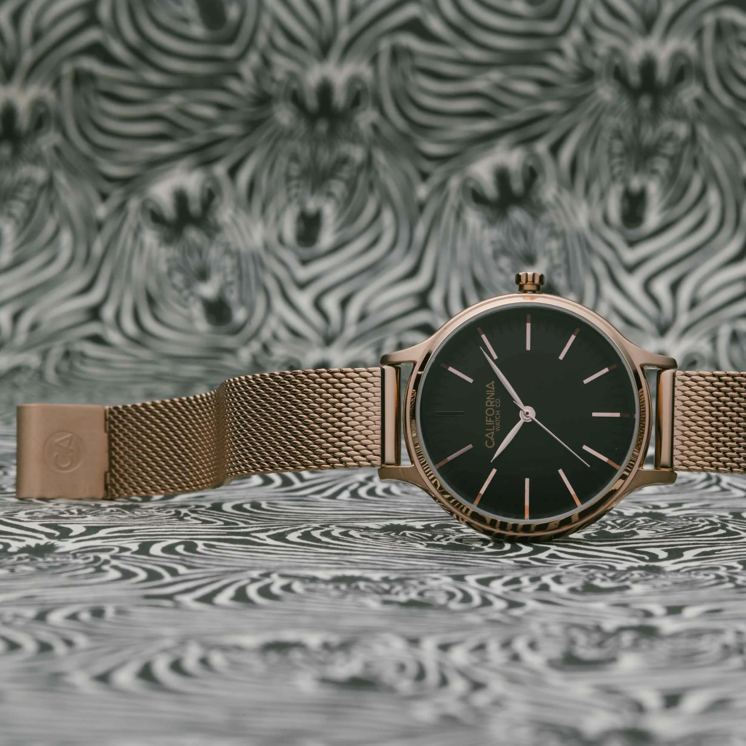 Laguna 34 Mesh Rose Gold Black