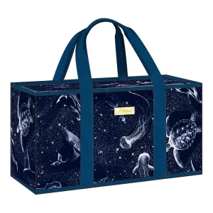 Large Utility Tote Features The Design Of The Starry Sky Aquarium