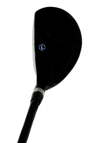 LAZRUS GOLF Premium Hybrid Golf Clubs for Men - 2,3,4,5 & 6 Right Hand, Graphite Shafts, Regular Flex (Silver, 2 (15 Degree))