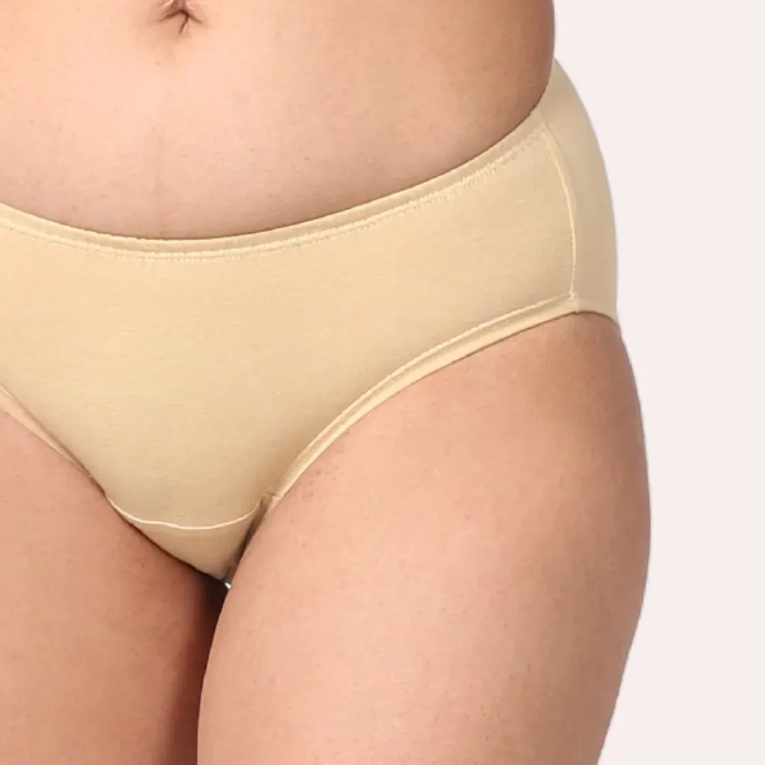 LeakProof Daily Wear Panties | Brief Fit | Perfect For Unpredictable Periods | 5 Pack