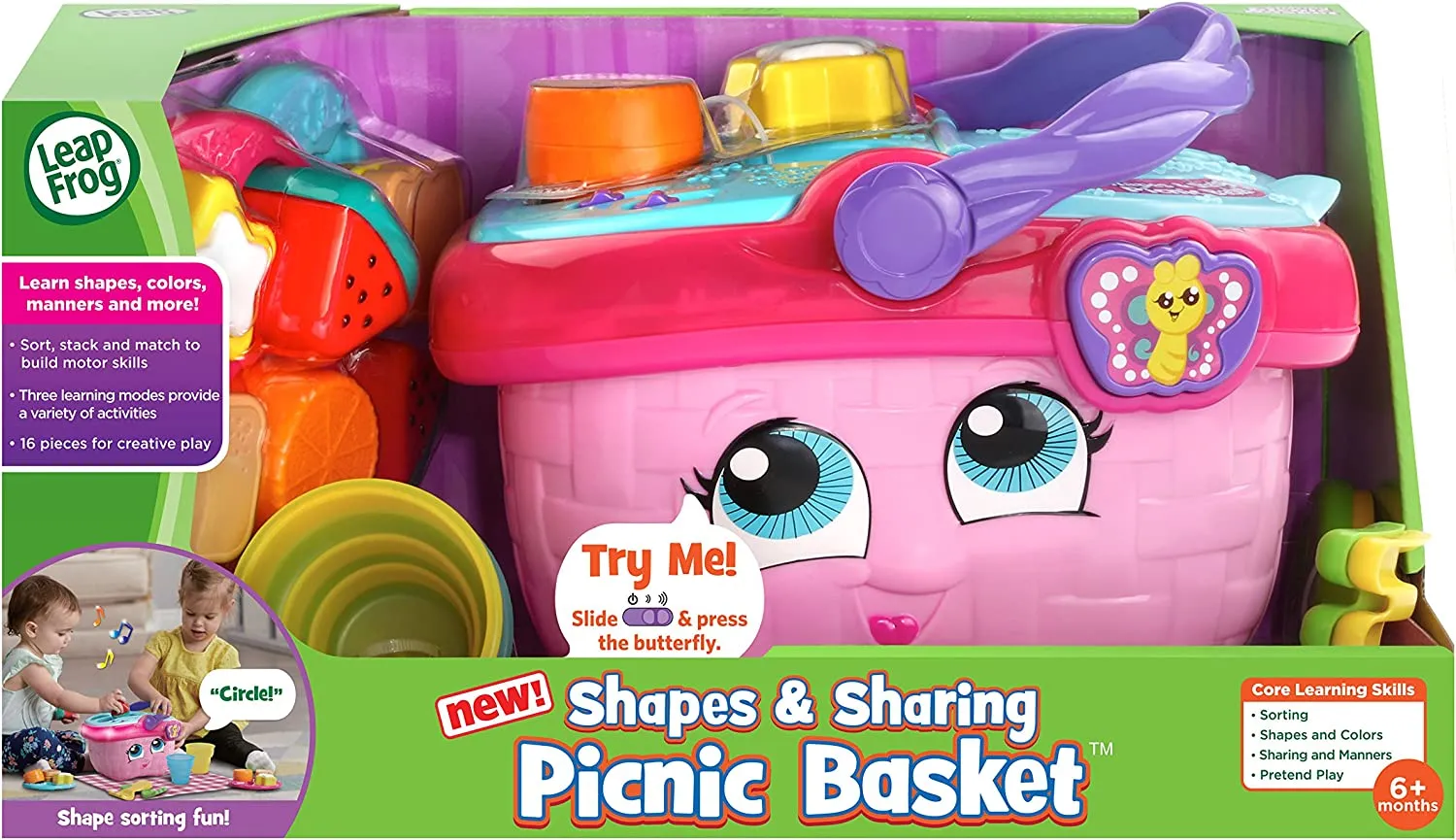 LeapFrog SHapes & Sharing Picnic Basket
