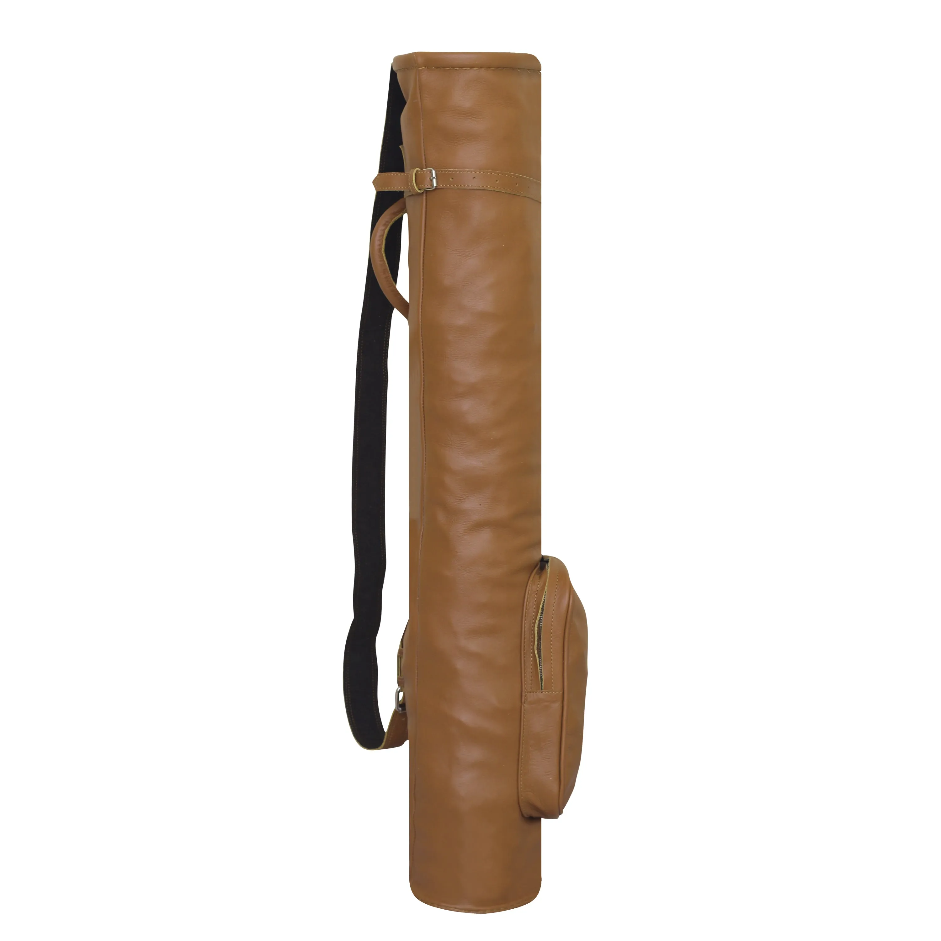 Leather Sunday Golf Bag With Adjustable Shoulder Strap