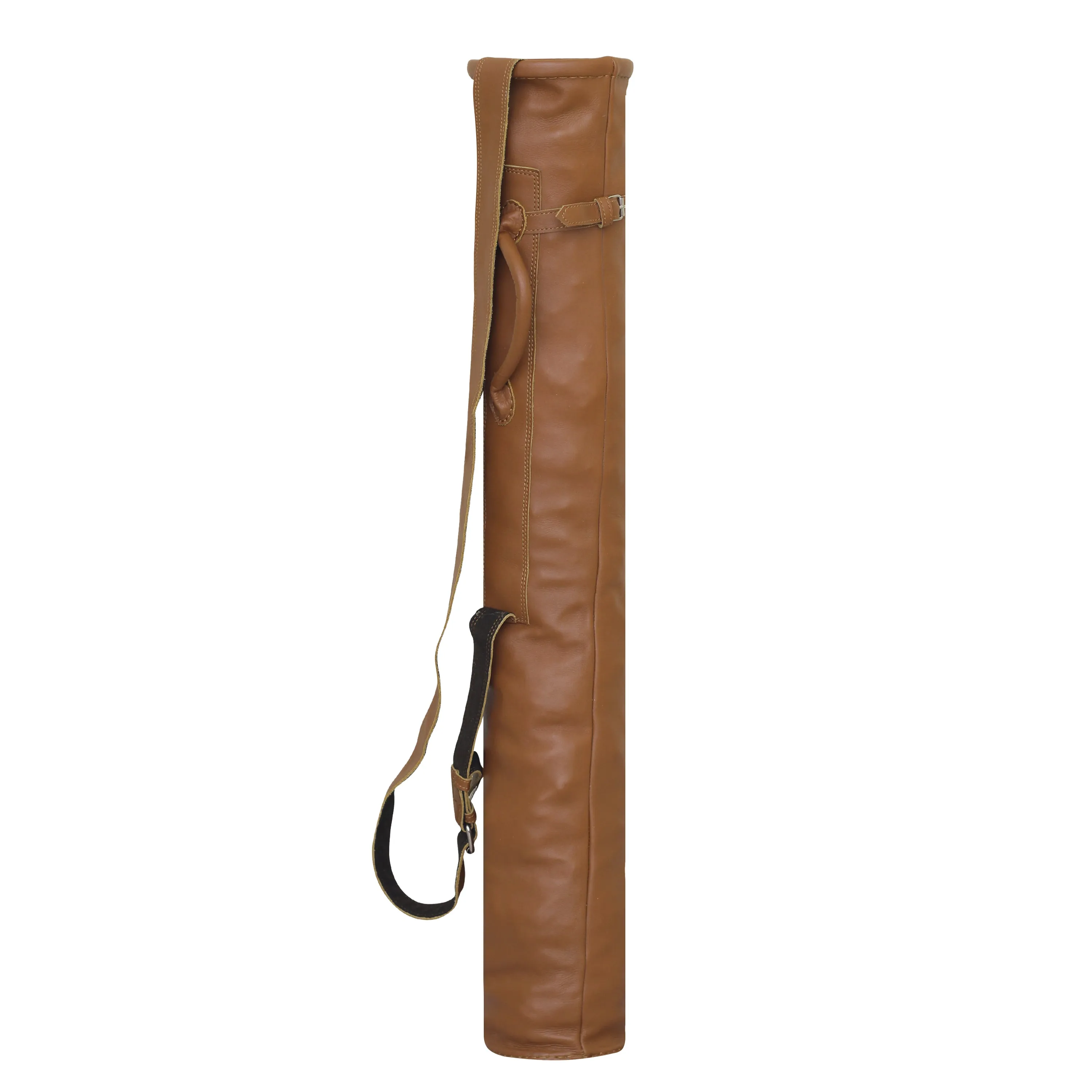 Leather Sunday Golf Bag With Adjustable Shoulder Strap