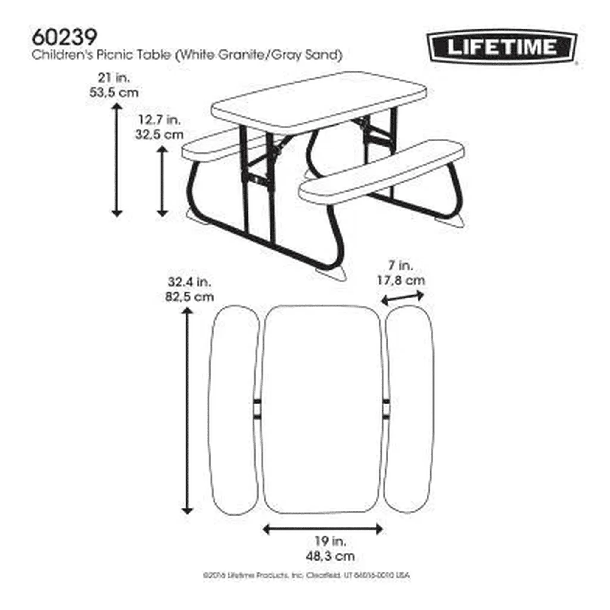 Lifetime Children's Picnic Table