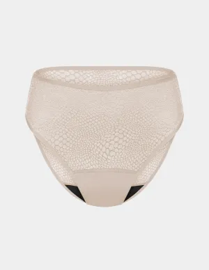 Light Leakproof Gossamer Lace French Cut