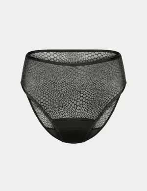 Light Leakproof Gossamer Lace French Cut