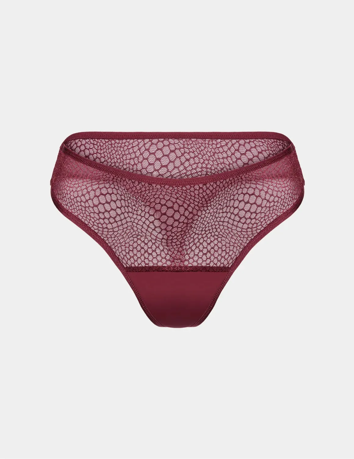 Light Leakproof Gossamer Lace Thong
