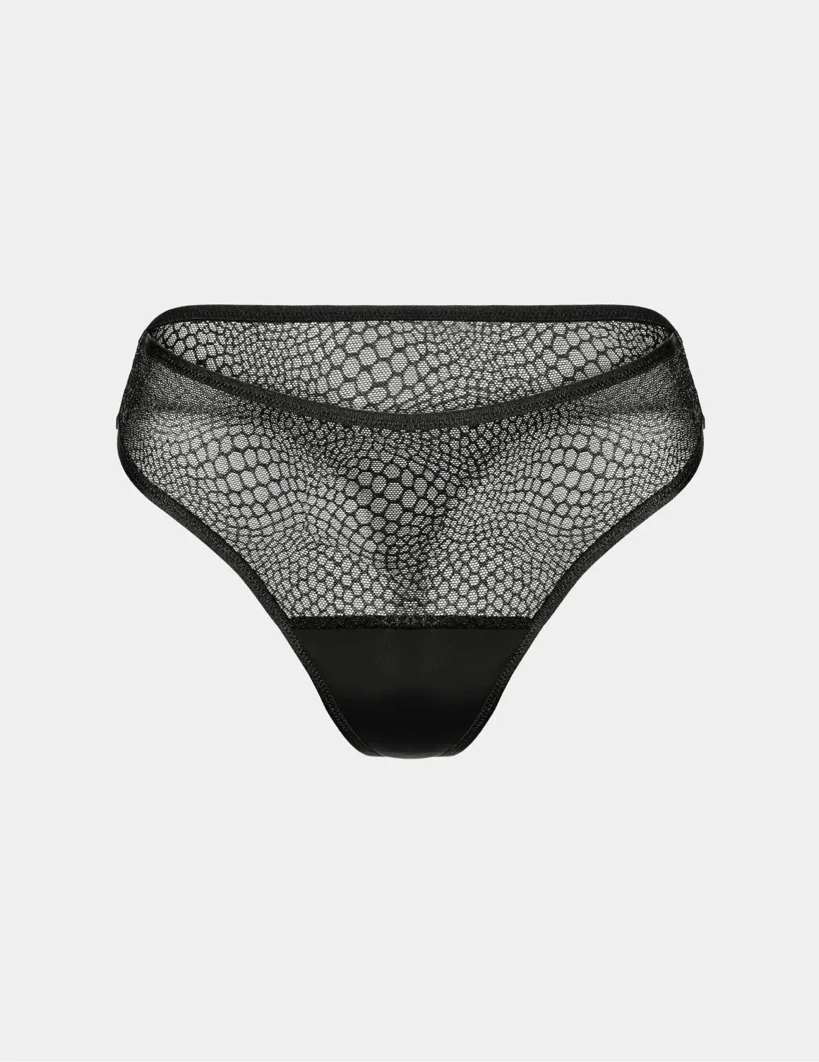 Light Leakproof Gossamer Lace Thong
