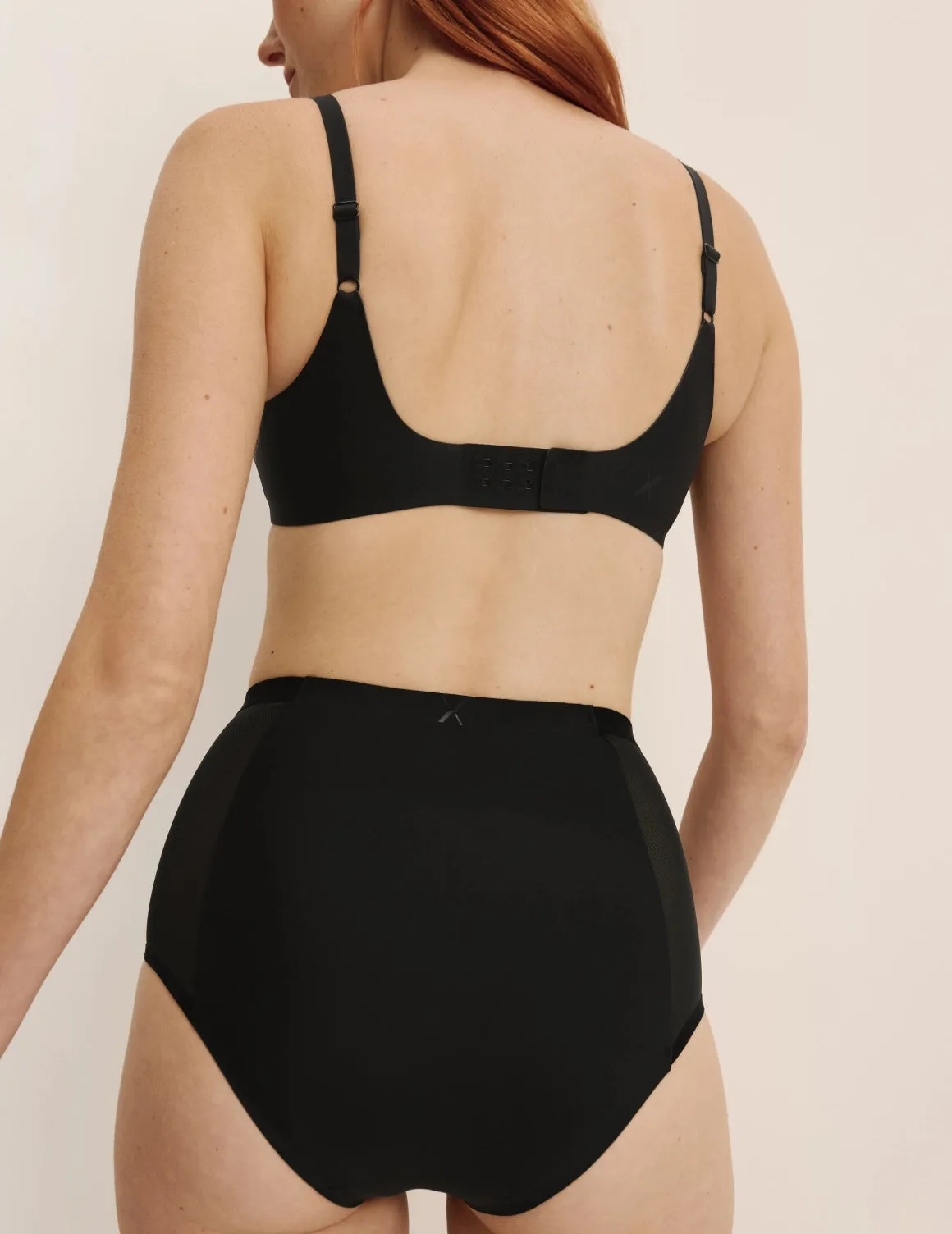 Light Leakproof No-Show Mesh High Rise