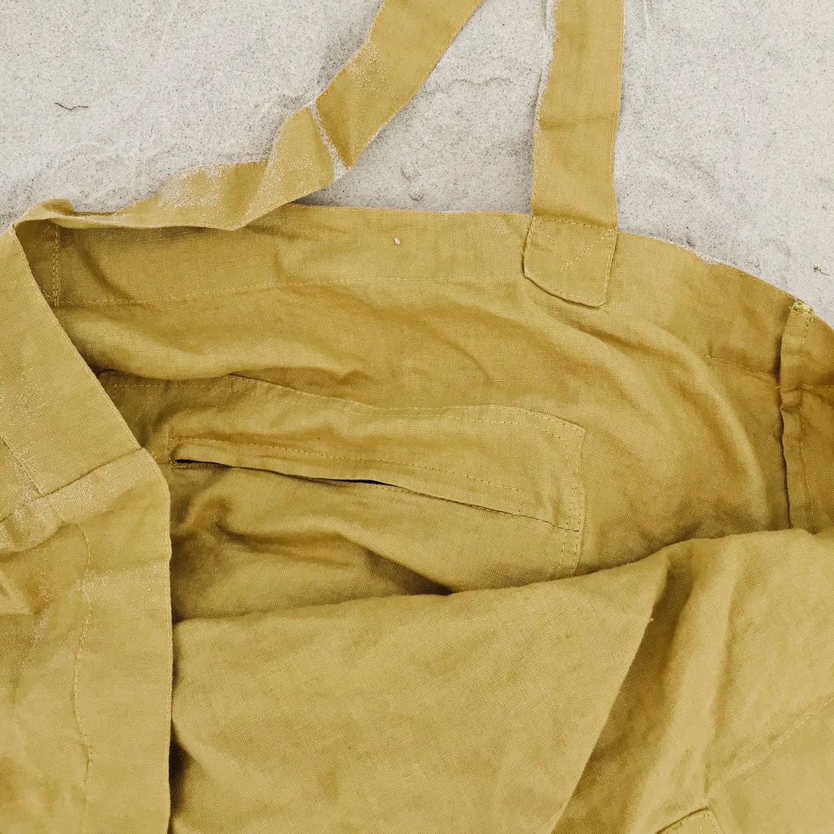 Linen Market Tote Pollen