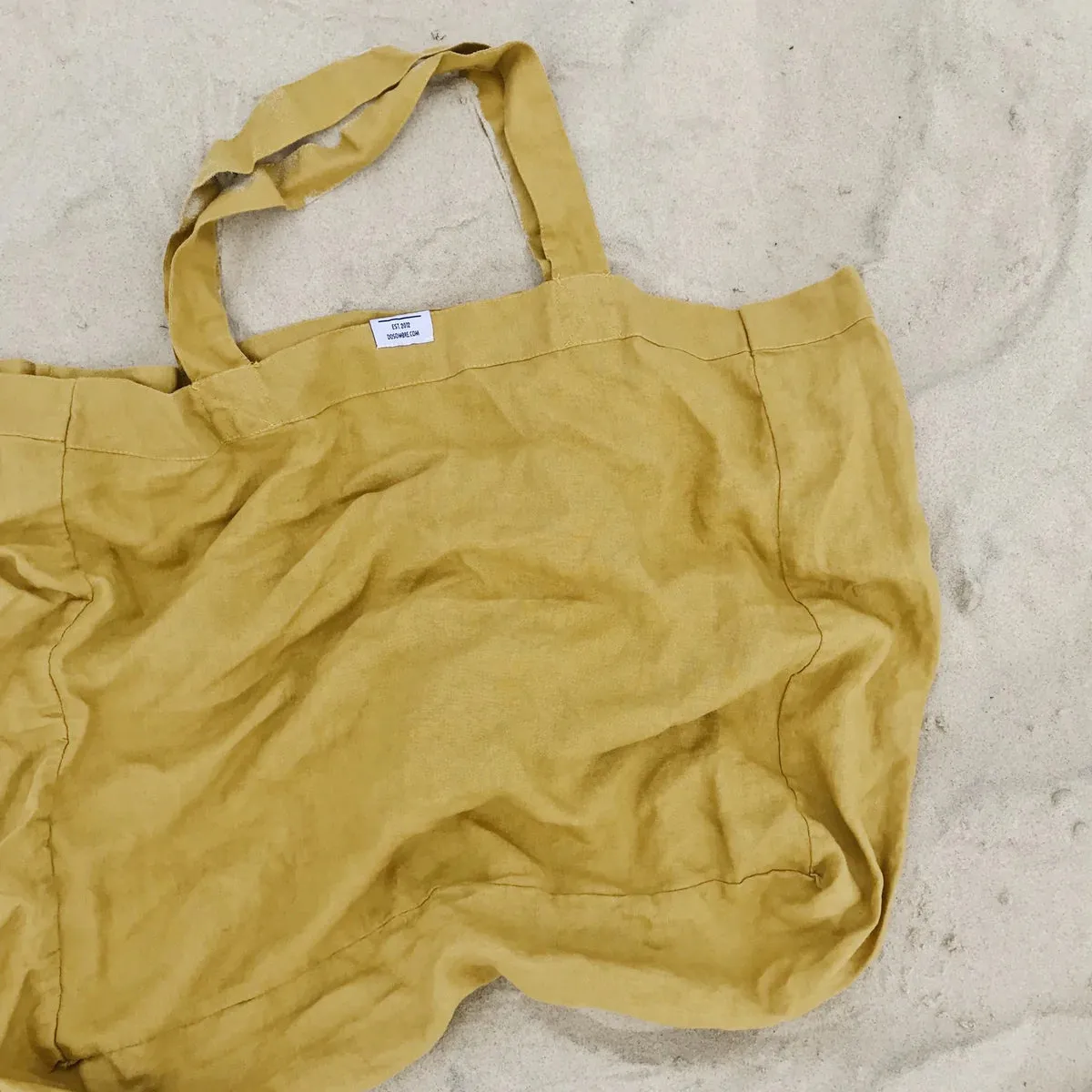 Linen Market Tote Pollen