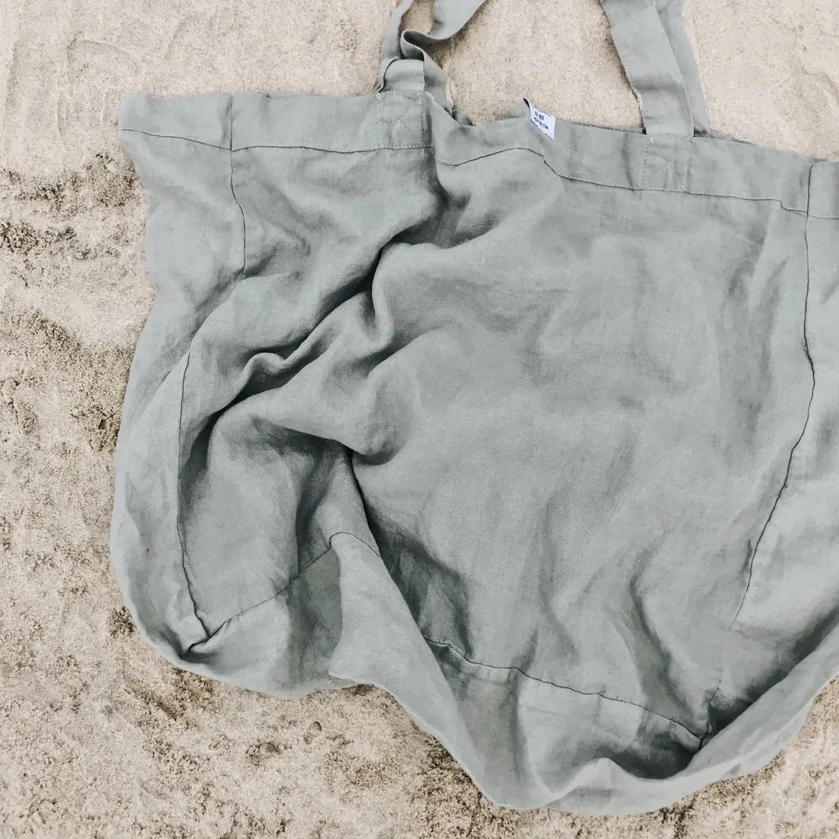 Linen Market Tote Pumice