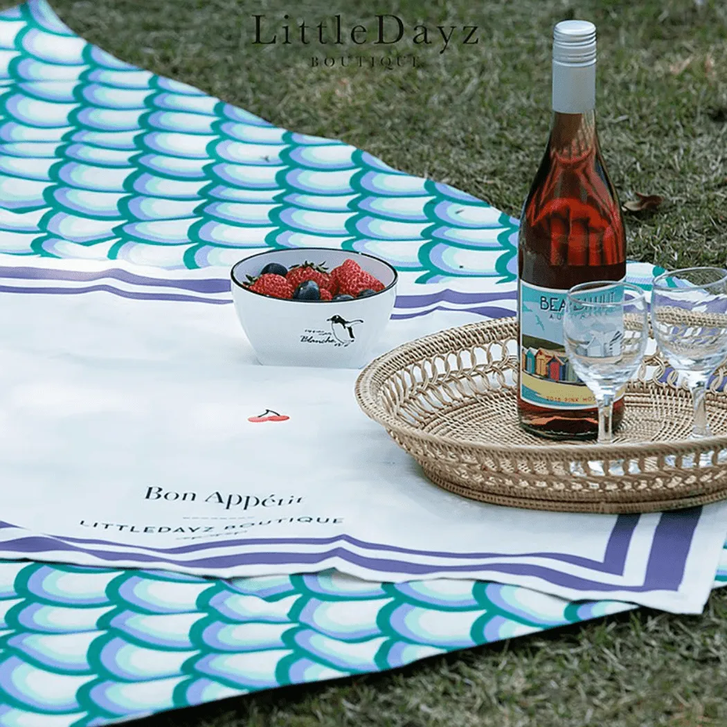 Little Dayz Boutique Boutique Picnic Napkin Yellow