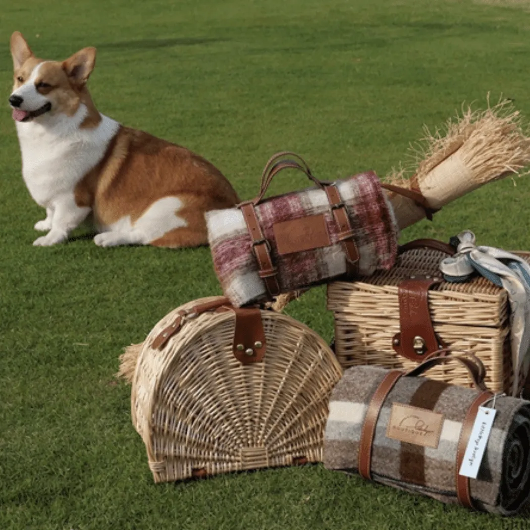 Little Dayz Boutique British Plaid Style Picnic Mat Medium 150*100 Brown