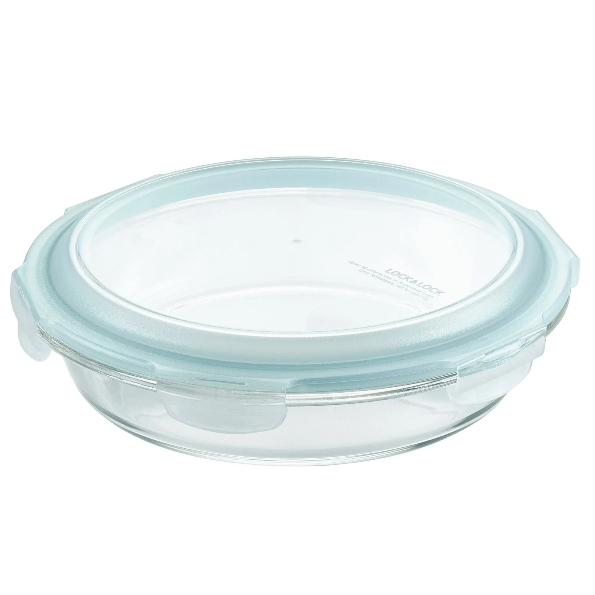 LocknLock Glass 9.5in Round Pie Dish w/Lid
