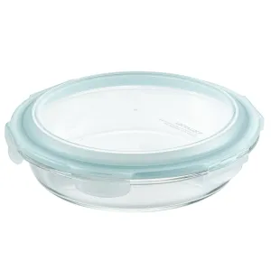 LocknLock Glass 9.5in Round Pie Dish w/Lid