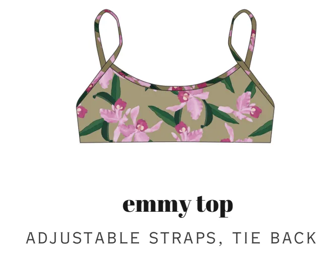 LOKAHI24-EMMY TOP-PINK ORCHID