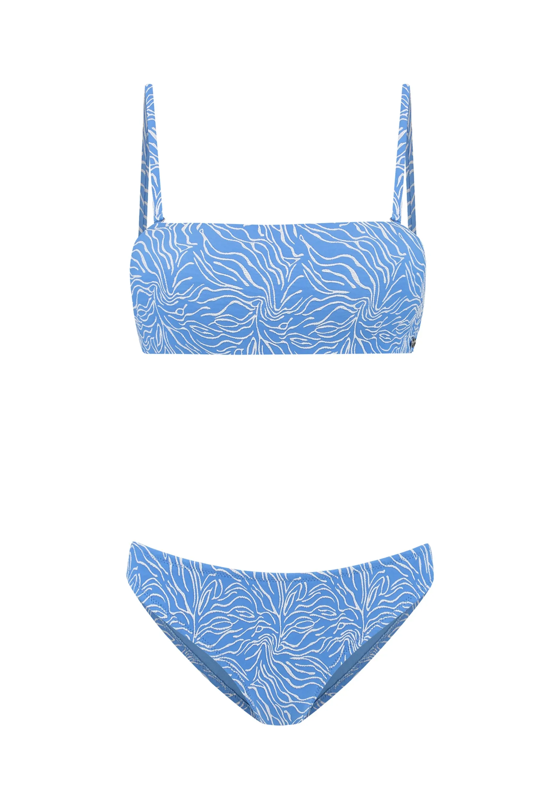 LOLA bikini set waterlily structure | blue